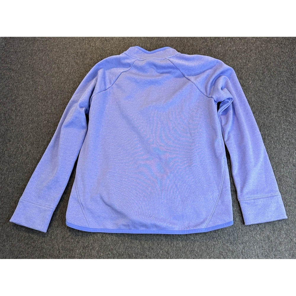 Athleta Girl Plush Crush Fleece Half Zip Pullover Purple Heather Jacket XXL 16 - Picture 5 of 14